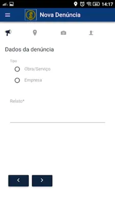 Fiscalização android App screenshot 1